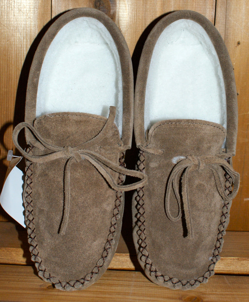 fleece lined moccasins mens