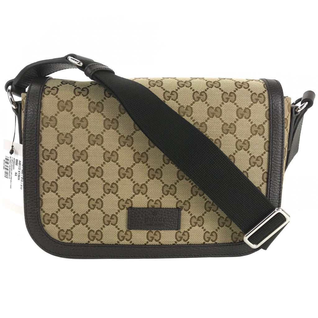 gucci messenger bag canvas