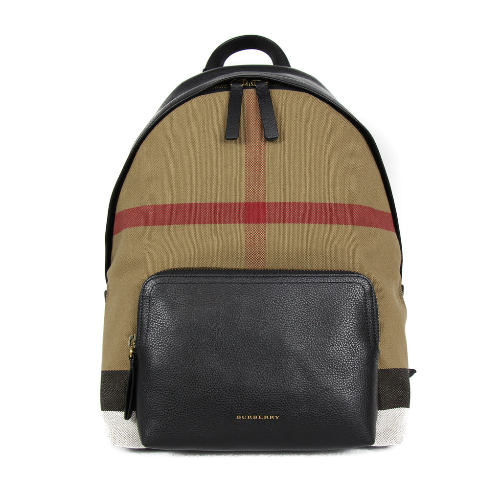 NEW BURBERRY Canvas Check Abbey Dale Simple Backpack – Malvaddiction LLC