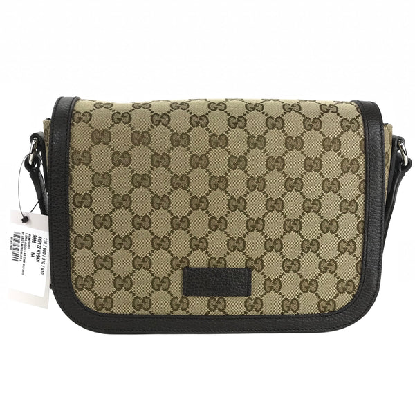 NEW GUCCI 449172 GG Guccissima Medium Canvas Messenger Bag ...