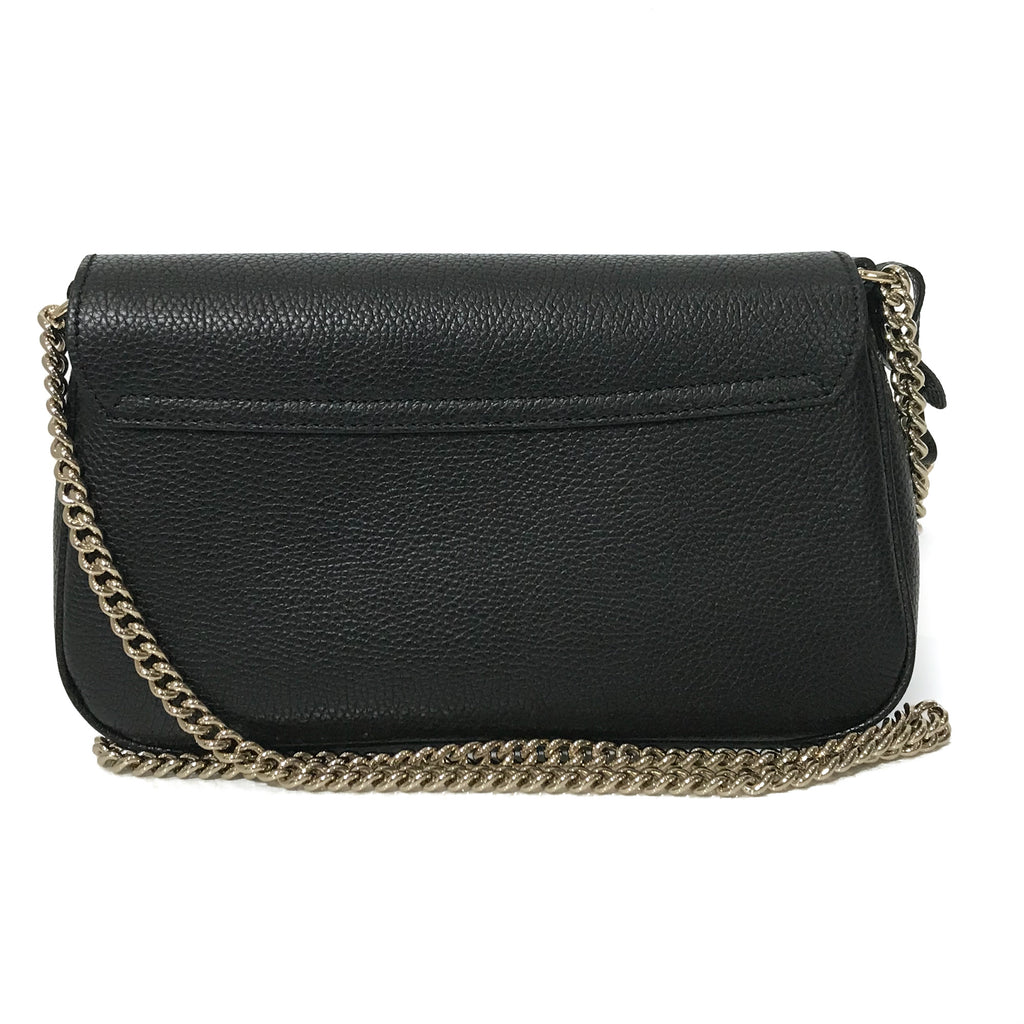 NEW GUCCI 536224 Soho Leather Crossbody Bag, Black – Malvaddiction LLC