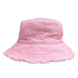 Strawberry Frayed Bucket Hat