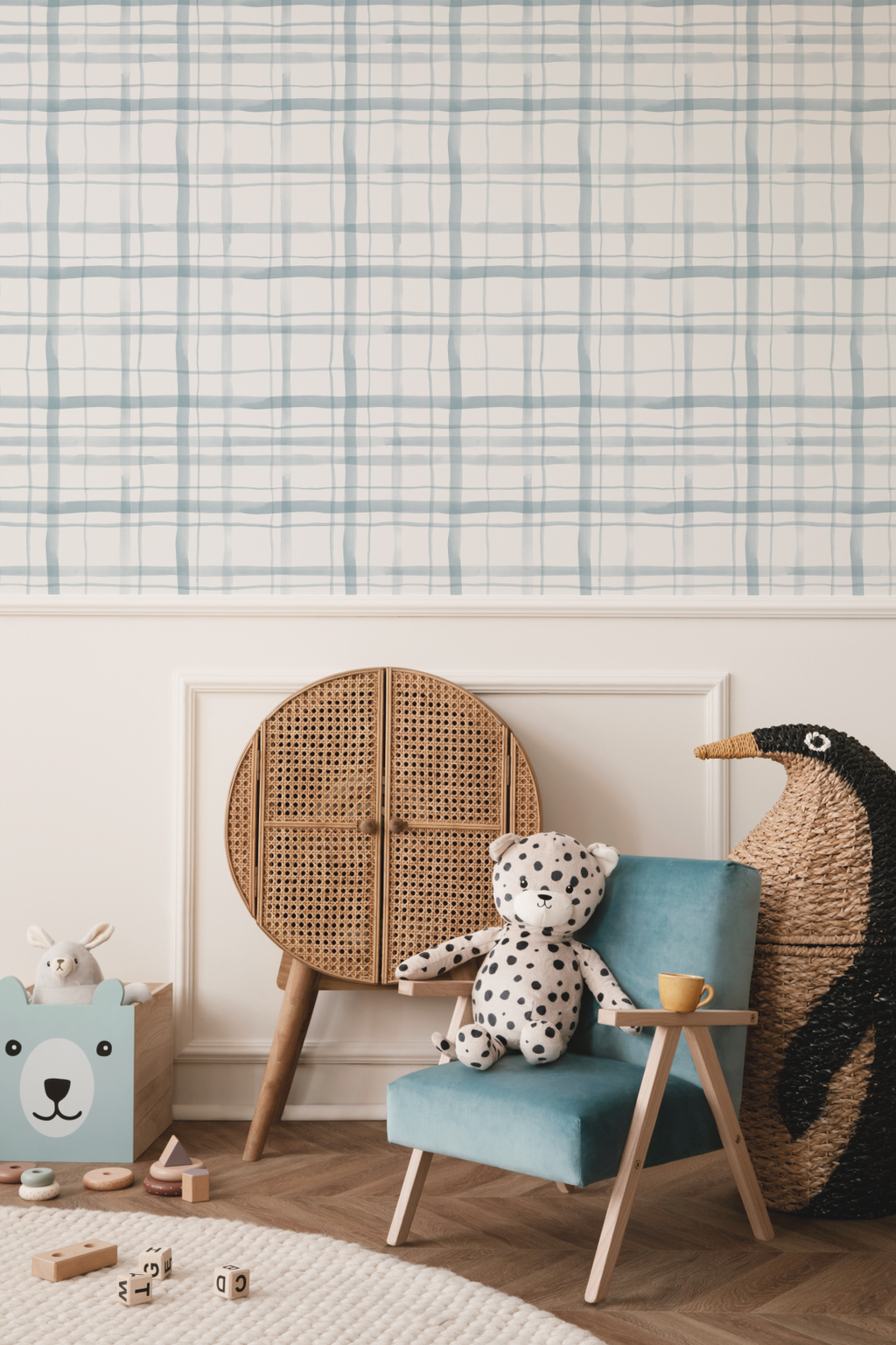 9 Blue Wallpaper Designs Youll Want On Your Wall Immediately  I Spy  Fabulous
