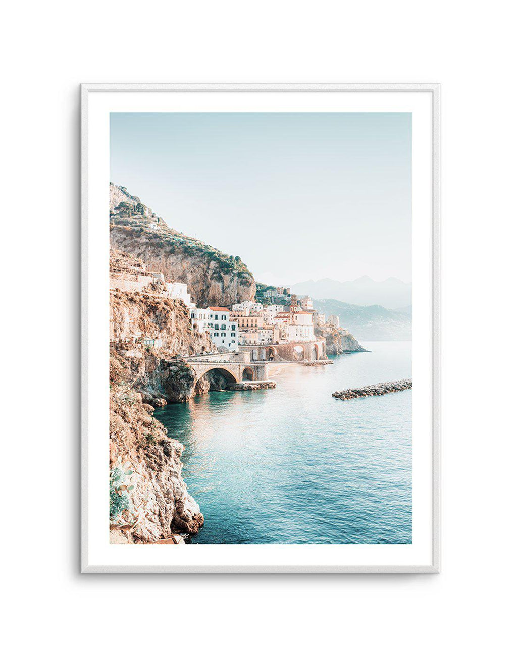 Typical Mediterranean Sea In Italy Art Print