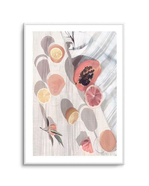 Capri Lemons Painting on Check Background Art Print - from $9.95 – Olive et  Oriel