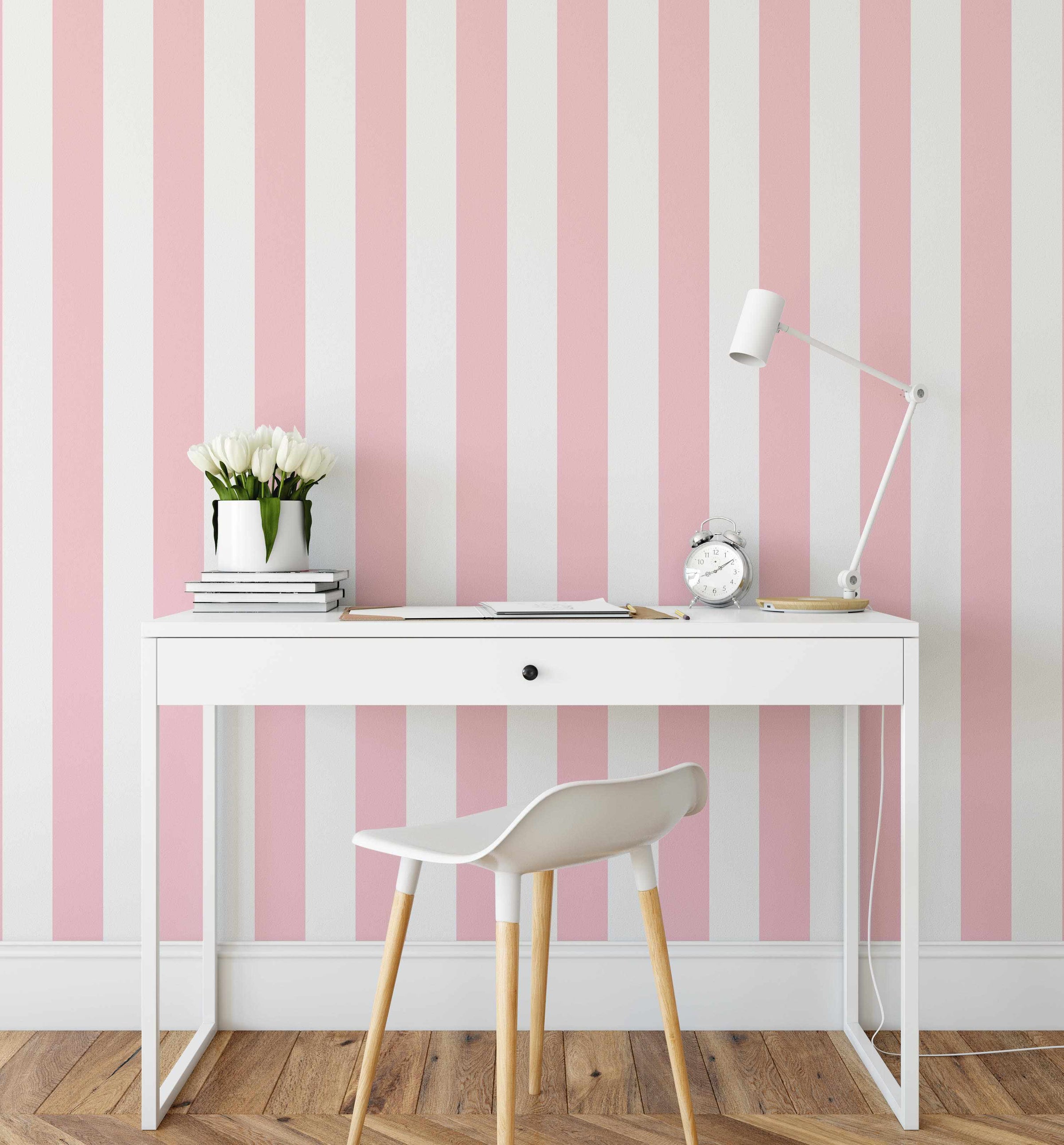 Blue Pink and Yellow Stripes Wallpaper for Walls  lifencolors