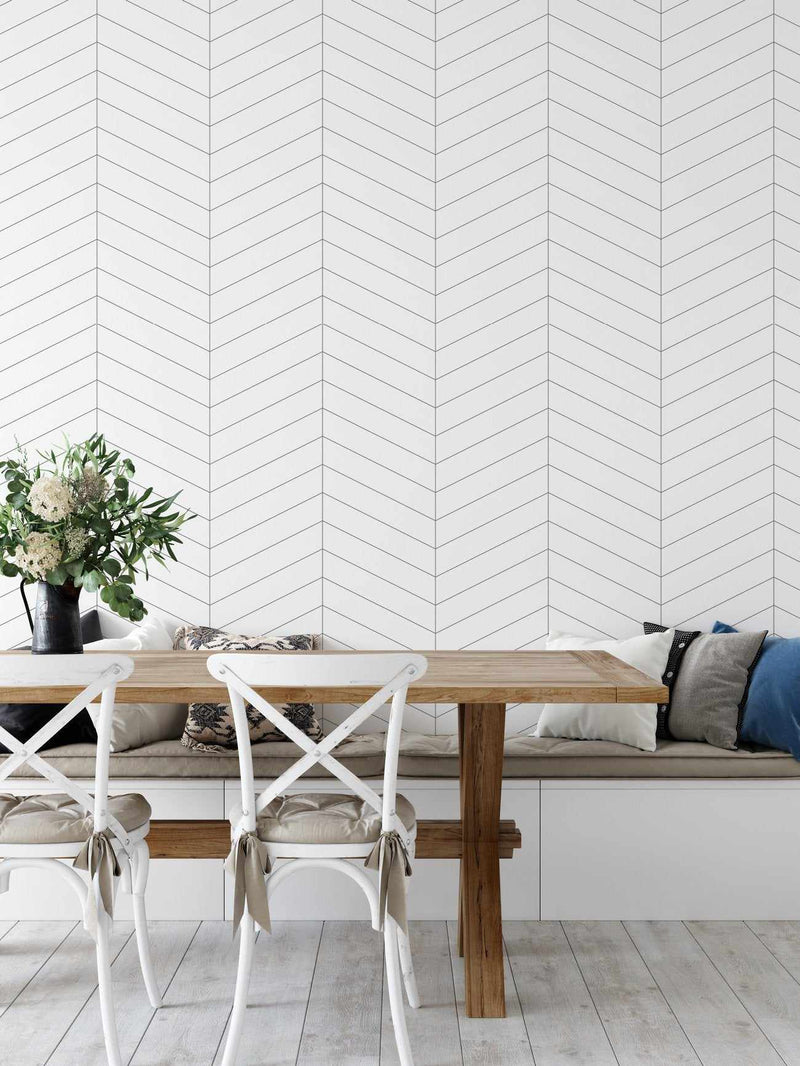 Abstract chevron wallpaper  Peel and Stick or NonPasted