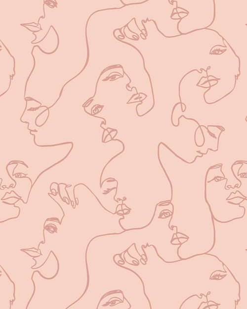 Faces in Duck in Khaki Wallpaper