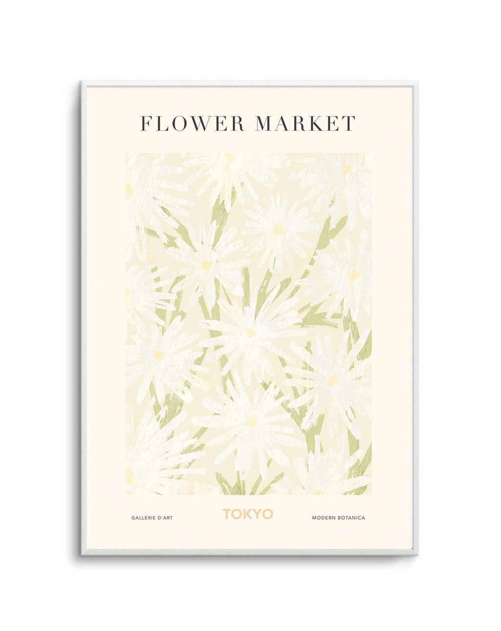 Flower Market Perth  Framed Canvas Art Print – Olive et Oriel