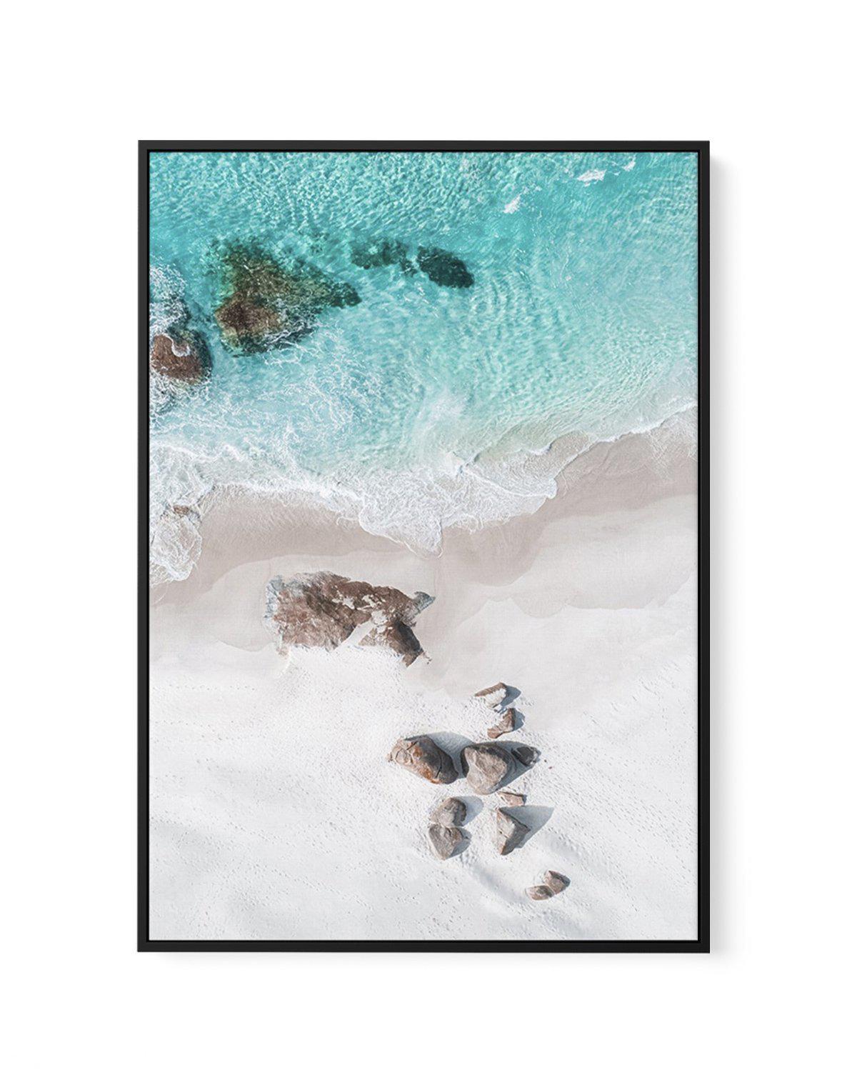 SHOP Footprints in the Sand WA Coastal Photography Framed Canvas Artwork – Olive et Oriel