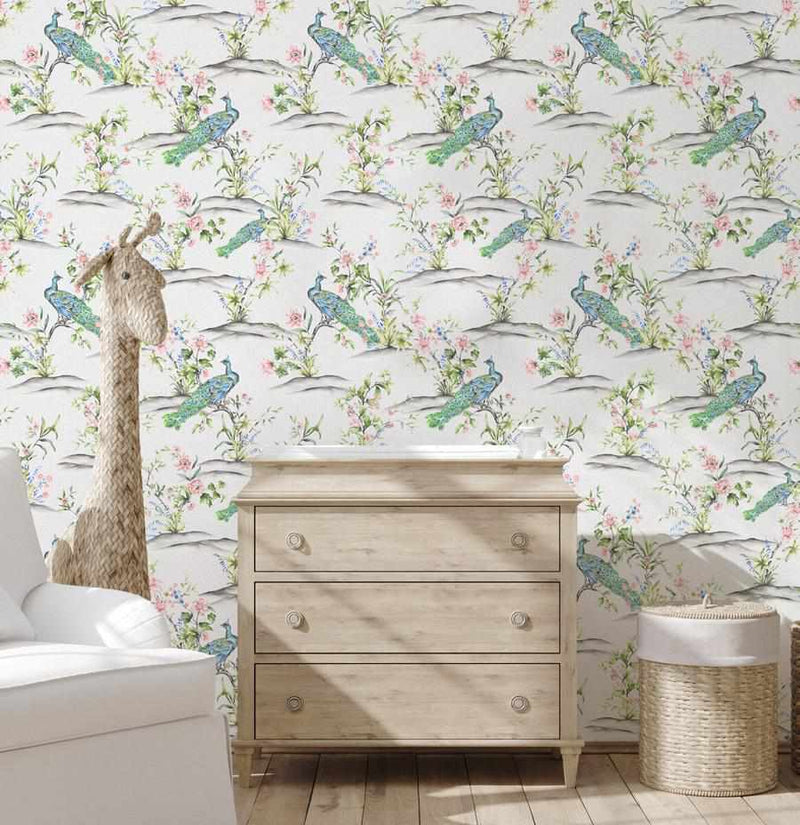 Buy Green Floral Peel and Stick Wallpaper Boho Self Adhesive Peacock  Feather Wallpaper for Bedroom 177 x 787 Home Decoration Removable  Renter Friendly Wallpaper Online at desertcartINDIA