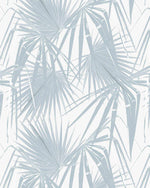 Paradiso Tropical Wallpaper in Ocean Removable Fabric Peel & Stick ...