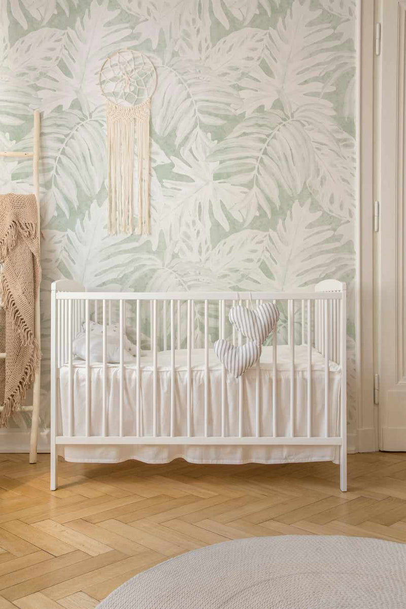 NextWall Tropical Palm Leaf Peel and Stick Removable Wallpaper  205 in W  x 18 ft L  Overstock  31053532