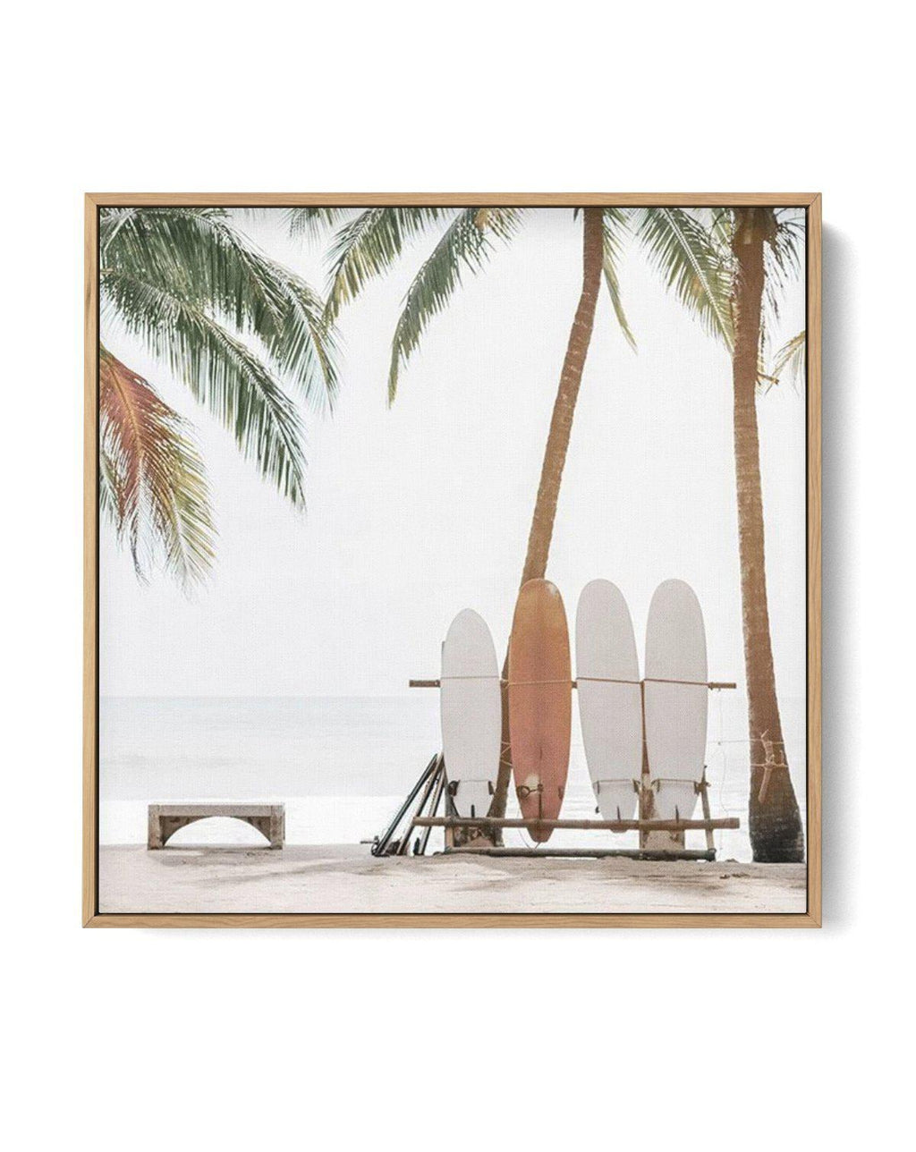 Tropical, Palm Trees Print Tropical Decor 5 Panels B,Large Canvas,Canv –  UnixCanvas