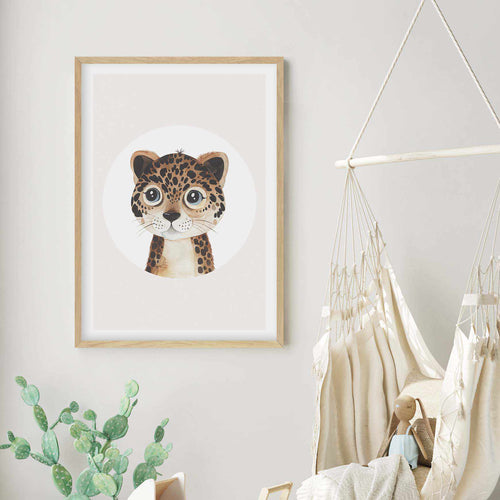 SHOP Leopard in Watercolor  Bohemian Girls Bedroom Decor Art Print – Olive  et Oriel