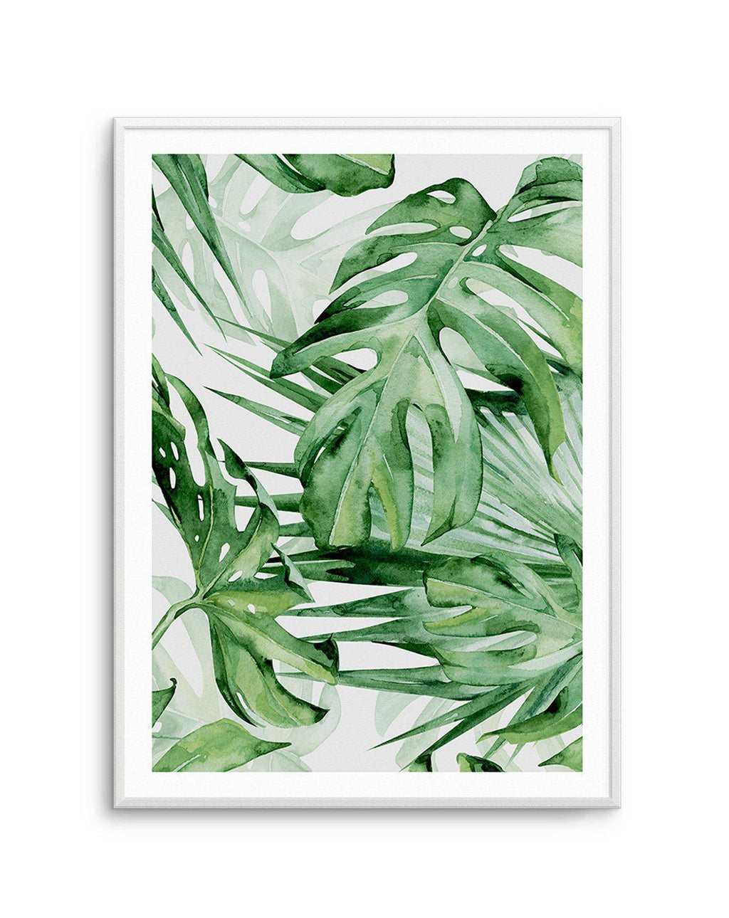 Leaf Print Set of 4 Green Wall Art Tropical Leaves Palm Banana Leaf  Monstera Botanical Art Boho Decor Posters Plants Foliage Minimalist -   Canada