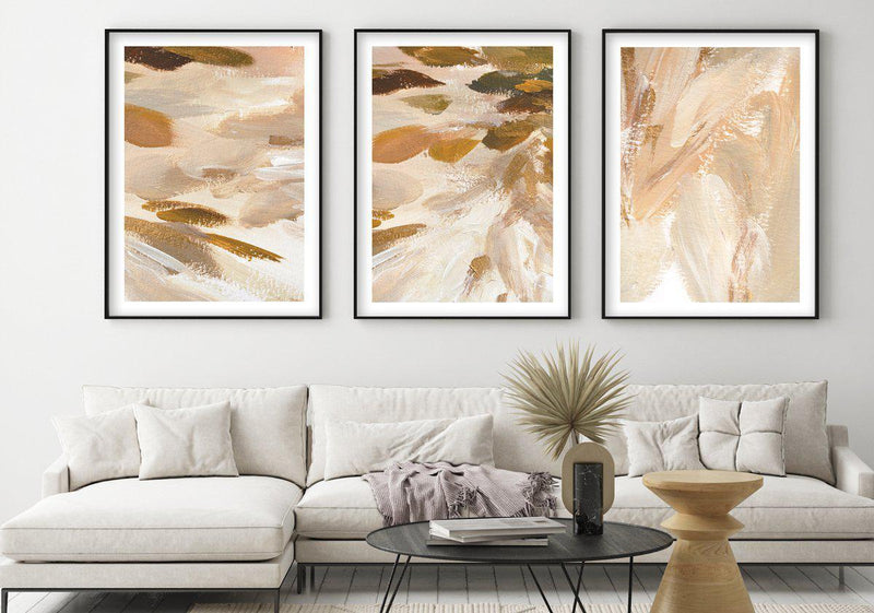 Artwork - Terra Luxe Boho Modern Print Framed in: Oak - White - Black ...