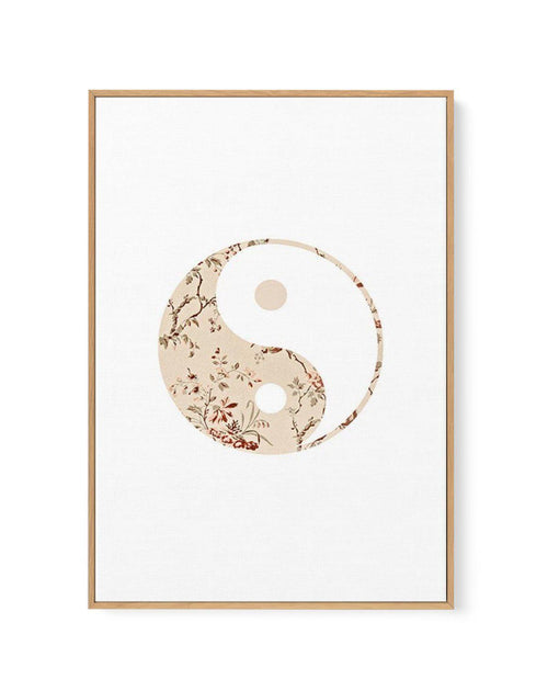 Yin & Yang | Nude | Framed Canvas - Olive et Oriel