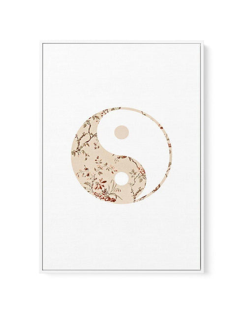 Yin & Yang | Nude | Framed Canvas - Olive et Oriel