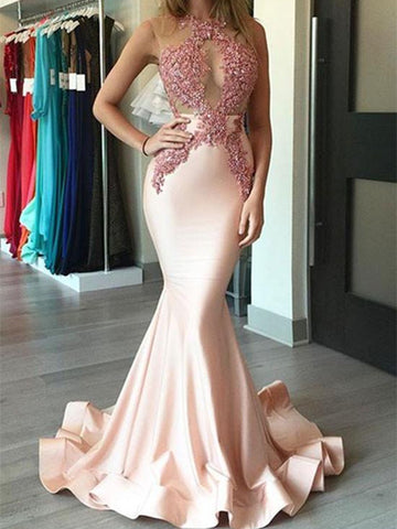 baby pink mermaid dress