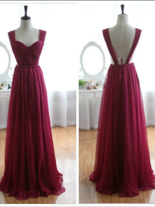 burgundy wine colored bridesmaid dresses