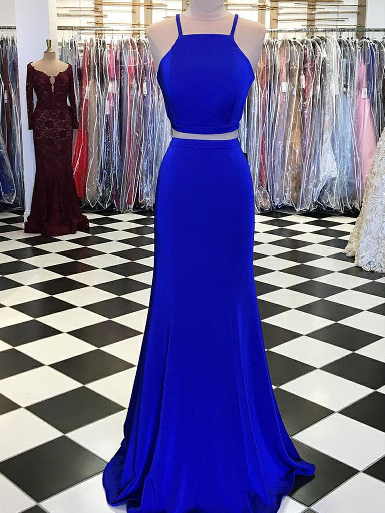 royal blue dress 2 piece