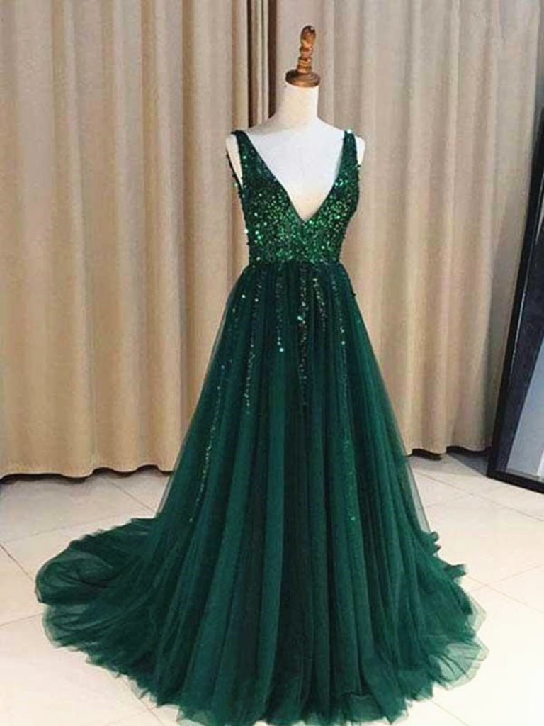 emerald graduation dress