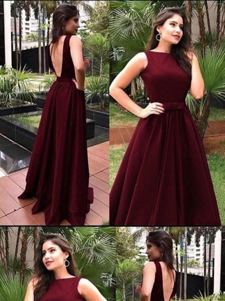 burgundy color dress