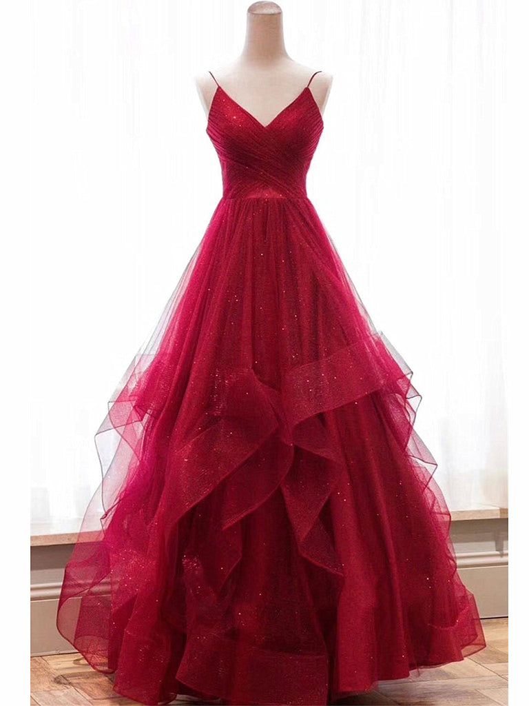 maroon color wedding dress