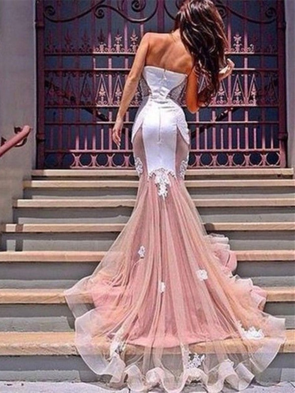 mermaid dress with train