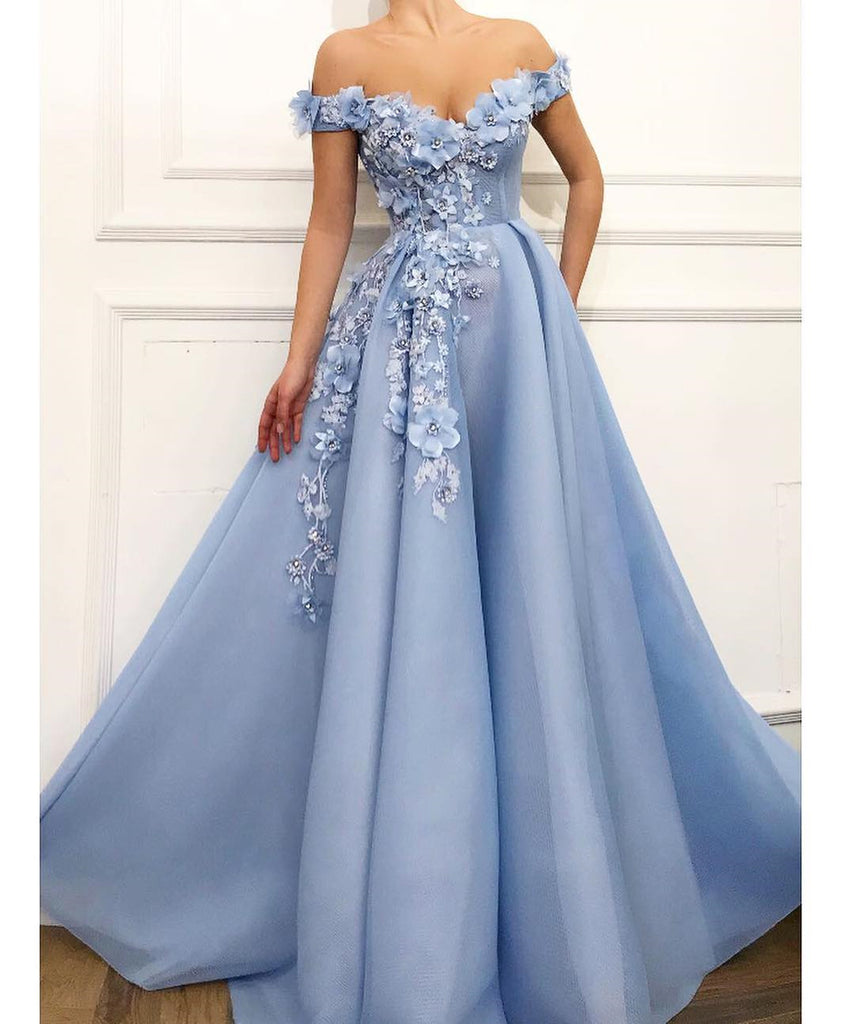 off shoulder long dress formal