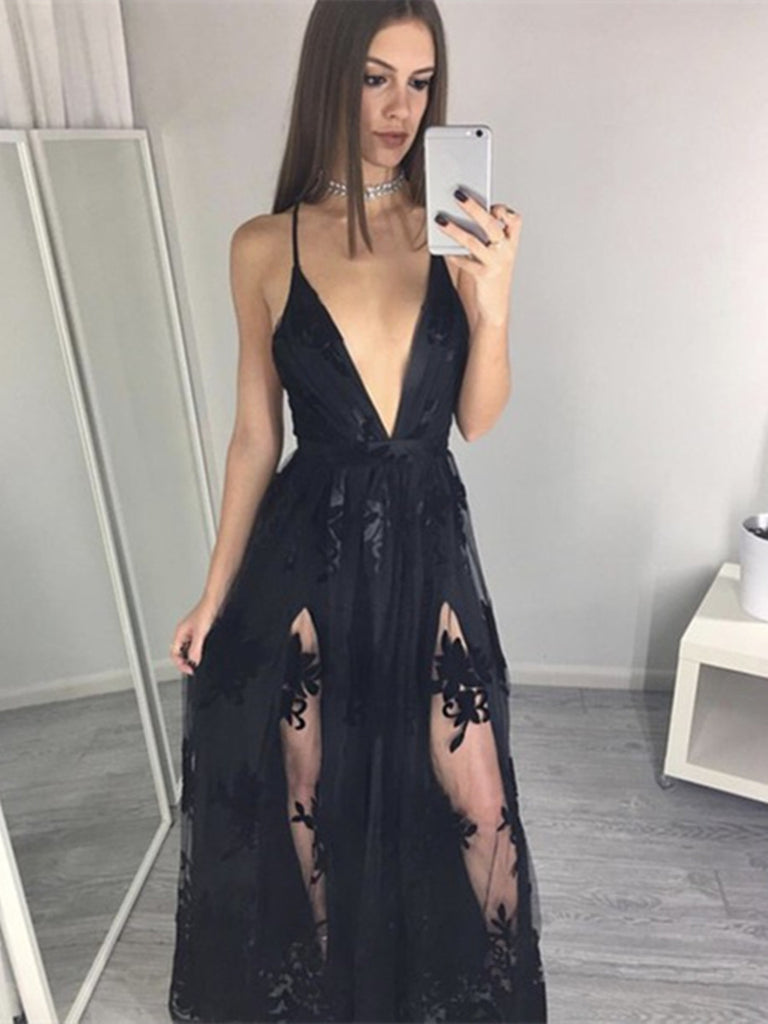 Juniors quilt black lace v neck dress contemporary