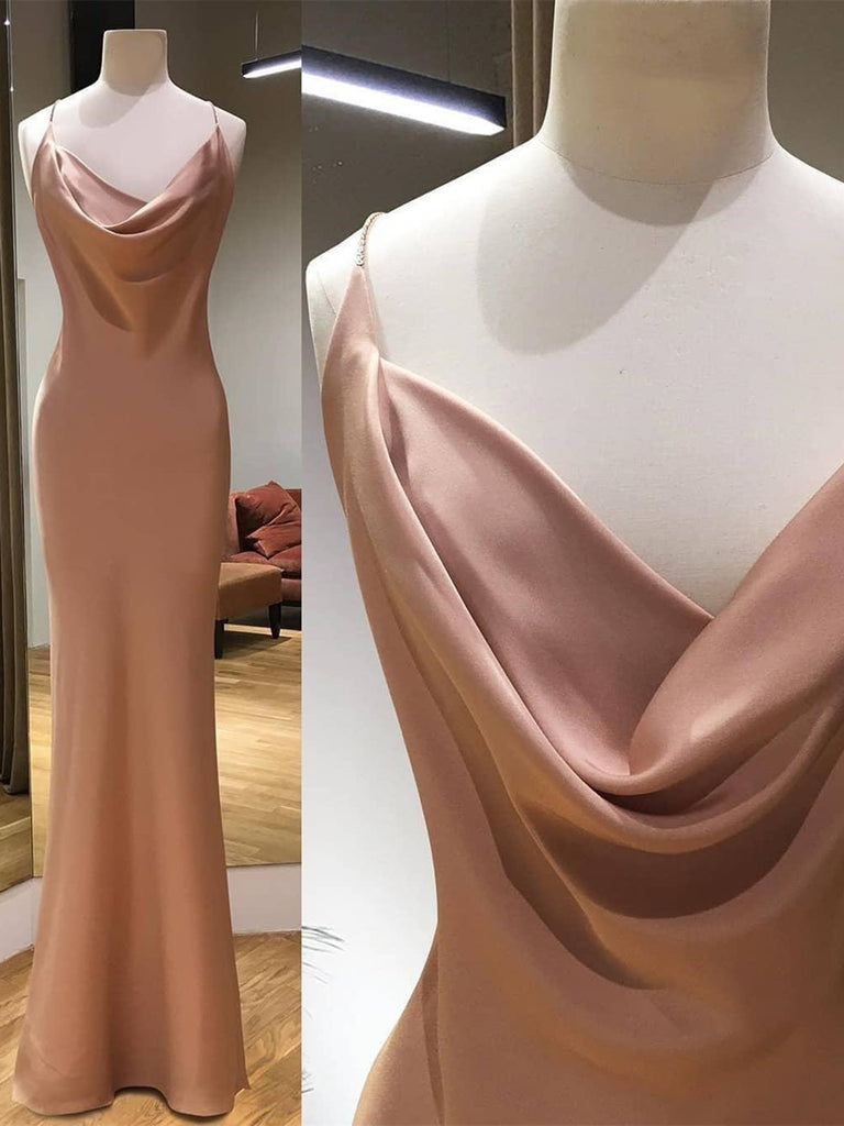 champagne colored evening gowns
