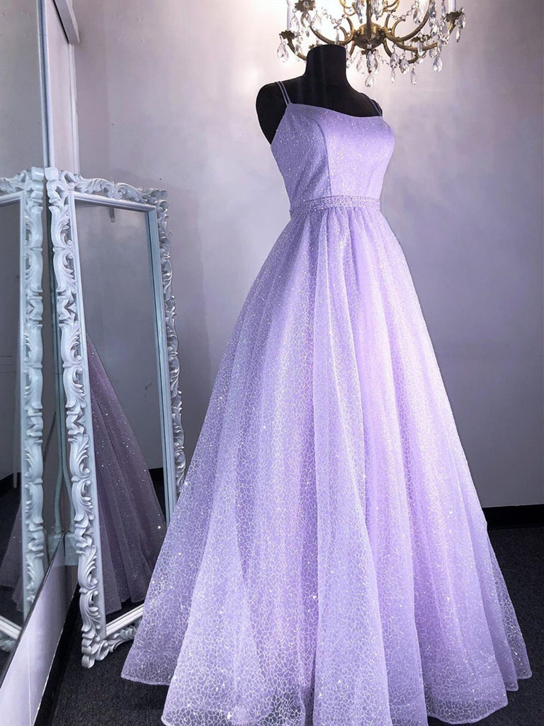 lavender long prom dresses