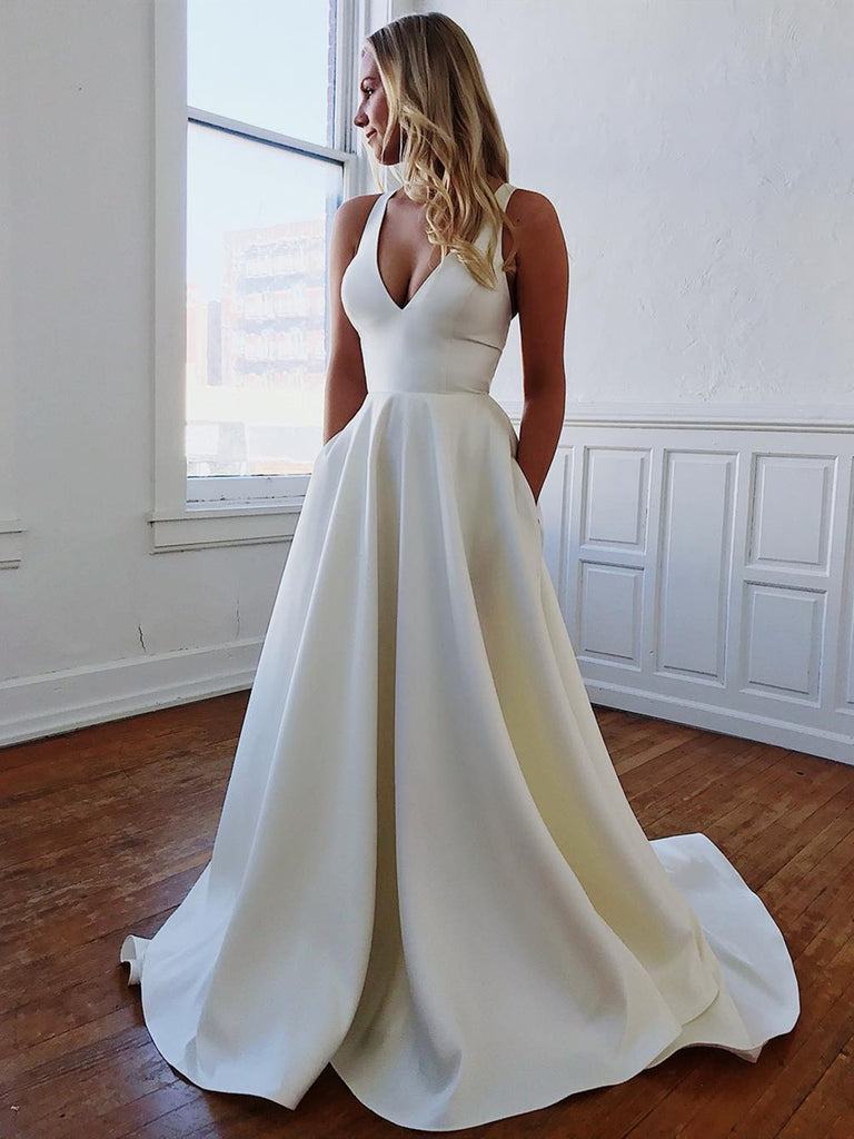 white dress for wedding