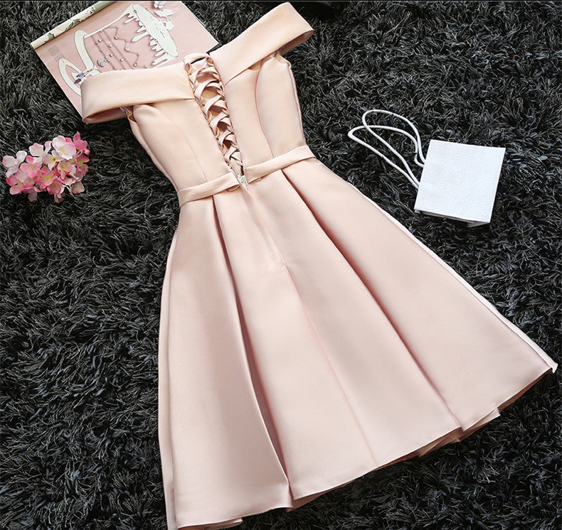 light pink dresses for graduation