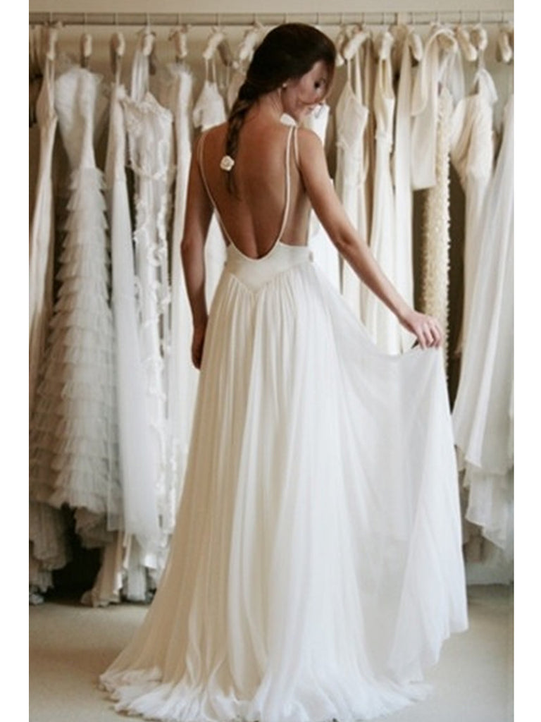 backless dress wedding