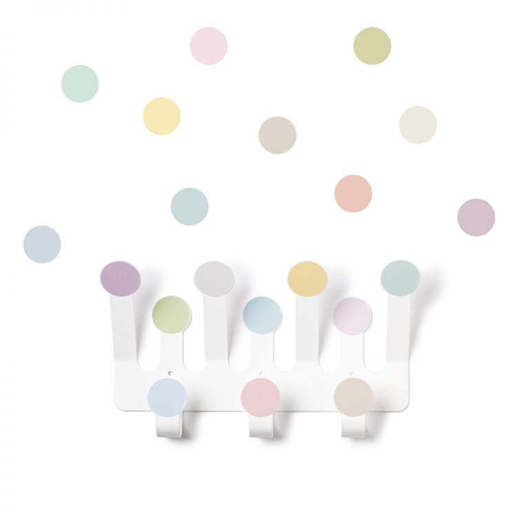 Tresxics 10 Dots Wall Stickers and Hanger Set