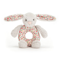 jellycat blossom bunny medium silver