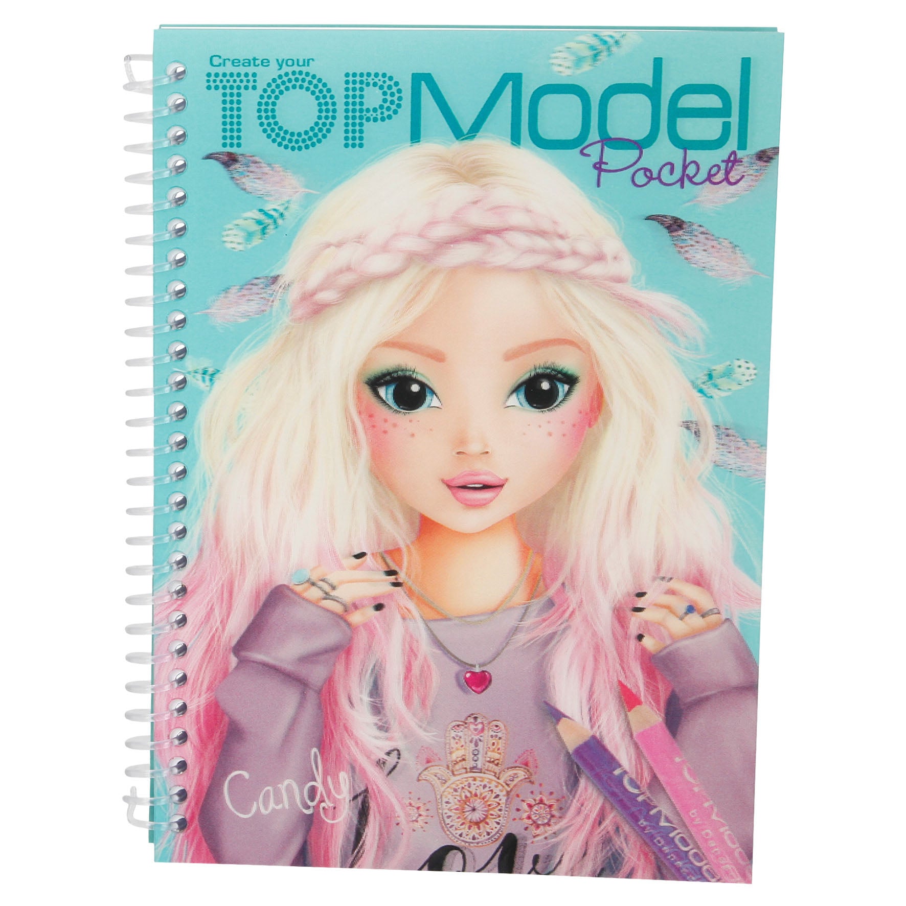 Depesche Topmodel Pocket  Colouring Book 3D  1pc Petit 