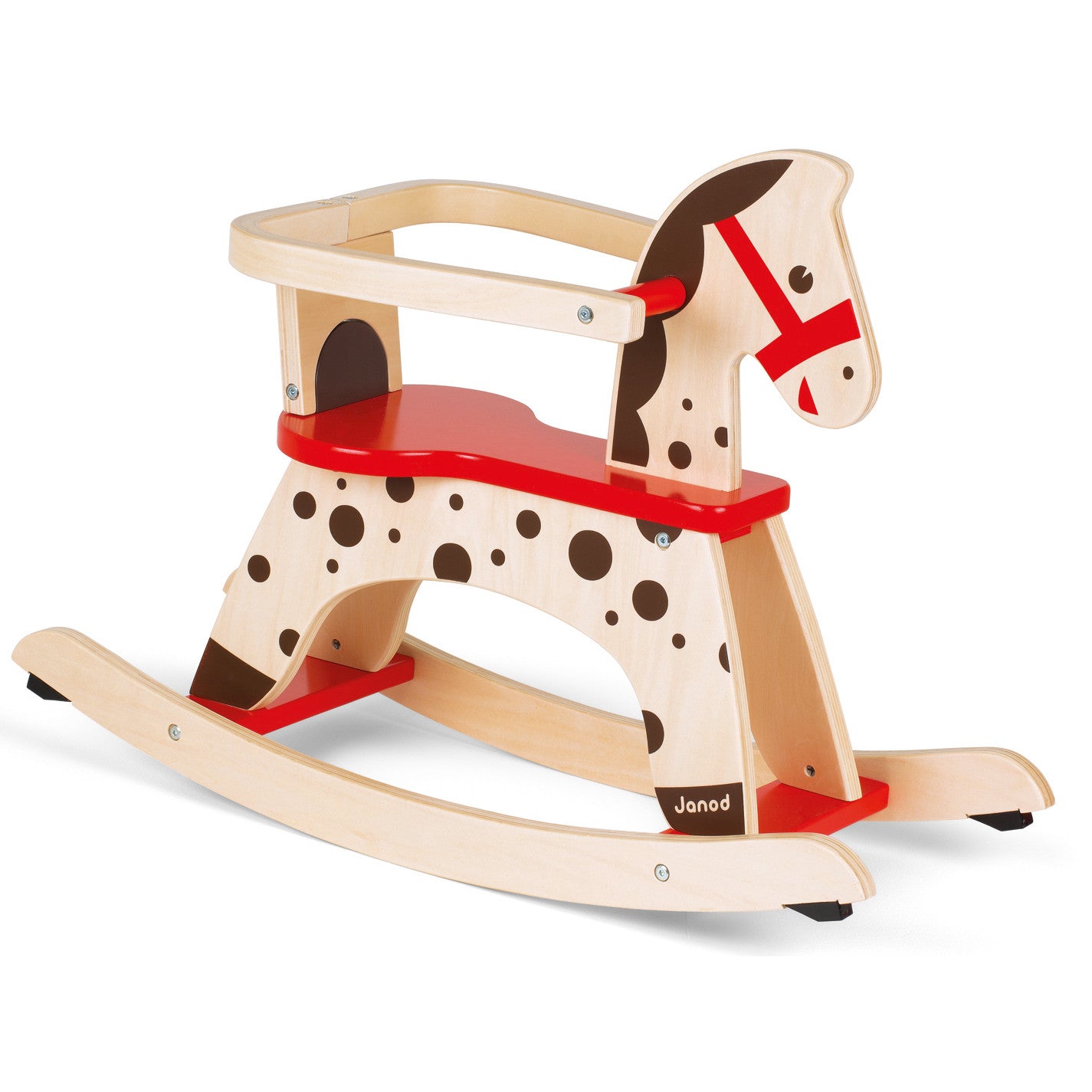 janod caramel rocking horse