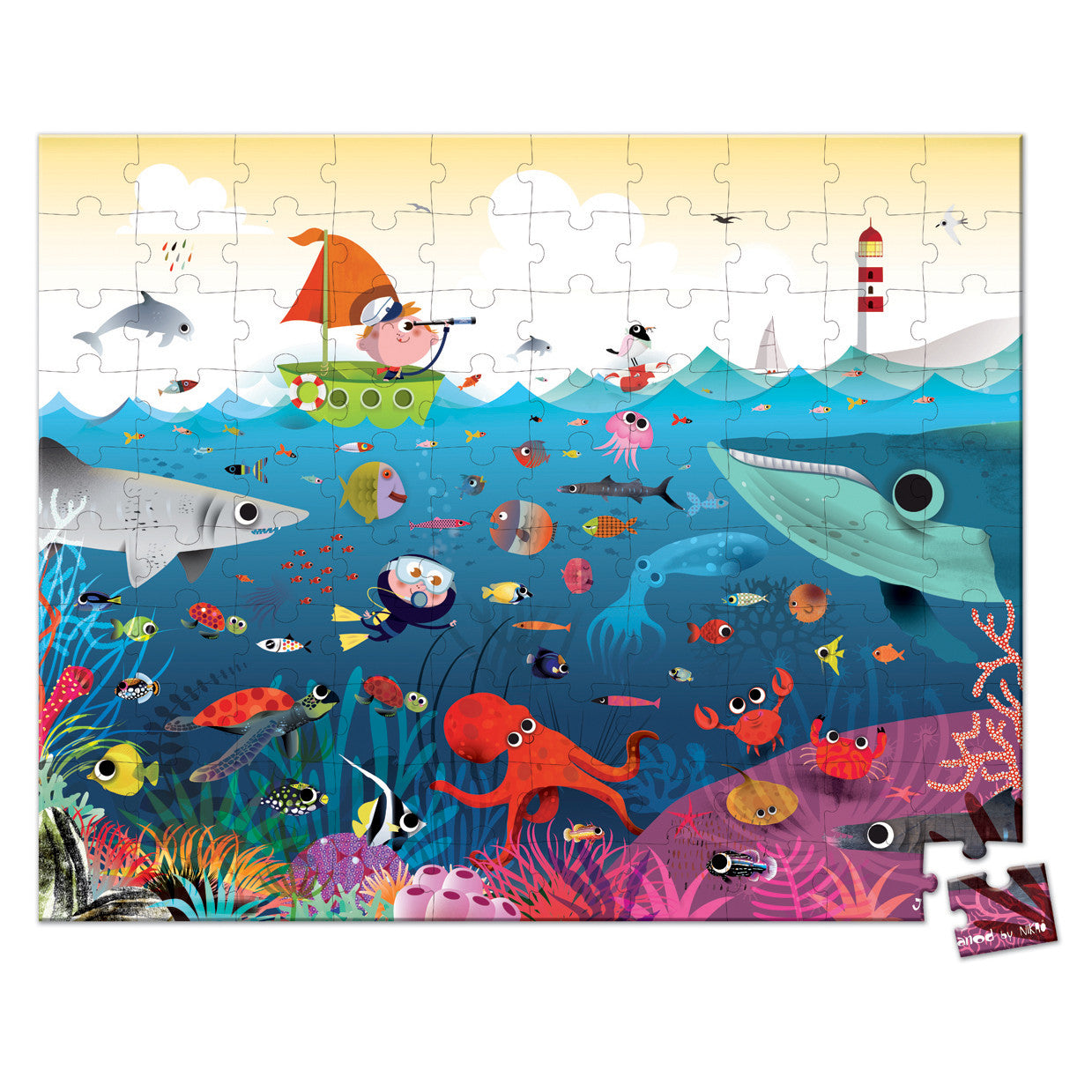 Janod Puzzle Underwater World – Petit Bazaar