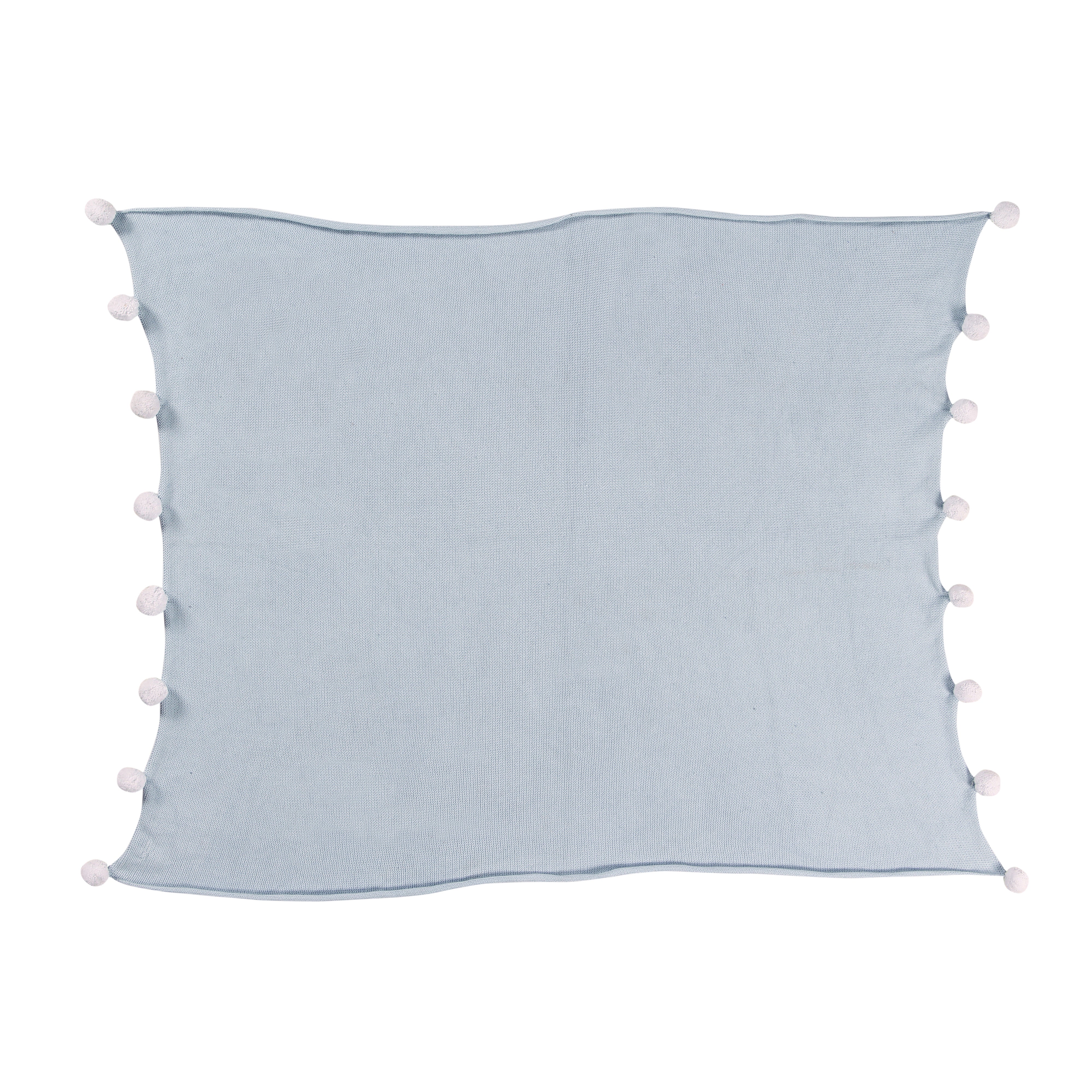 soft blue baby blanket