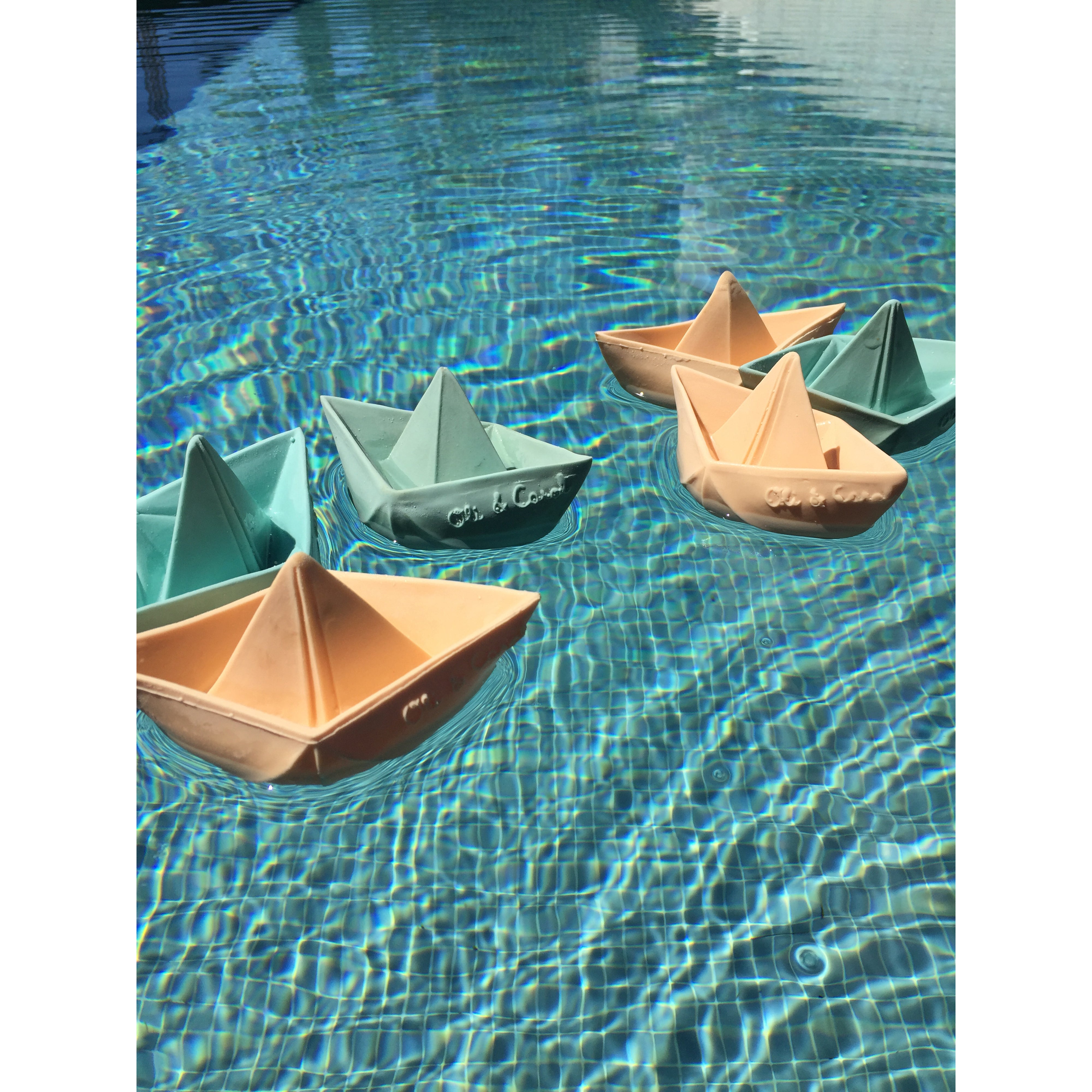 oli & carol origami boat