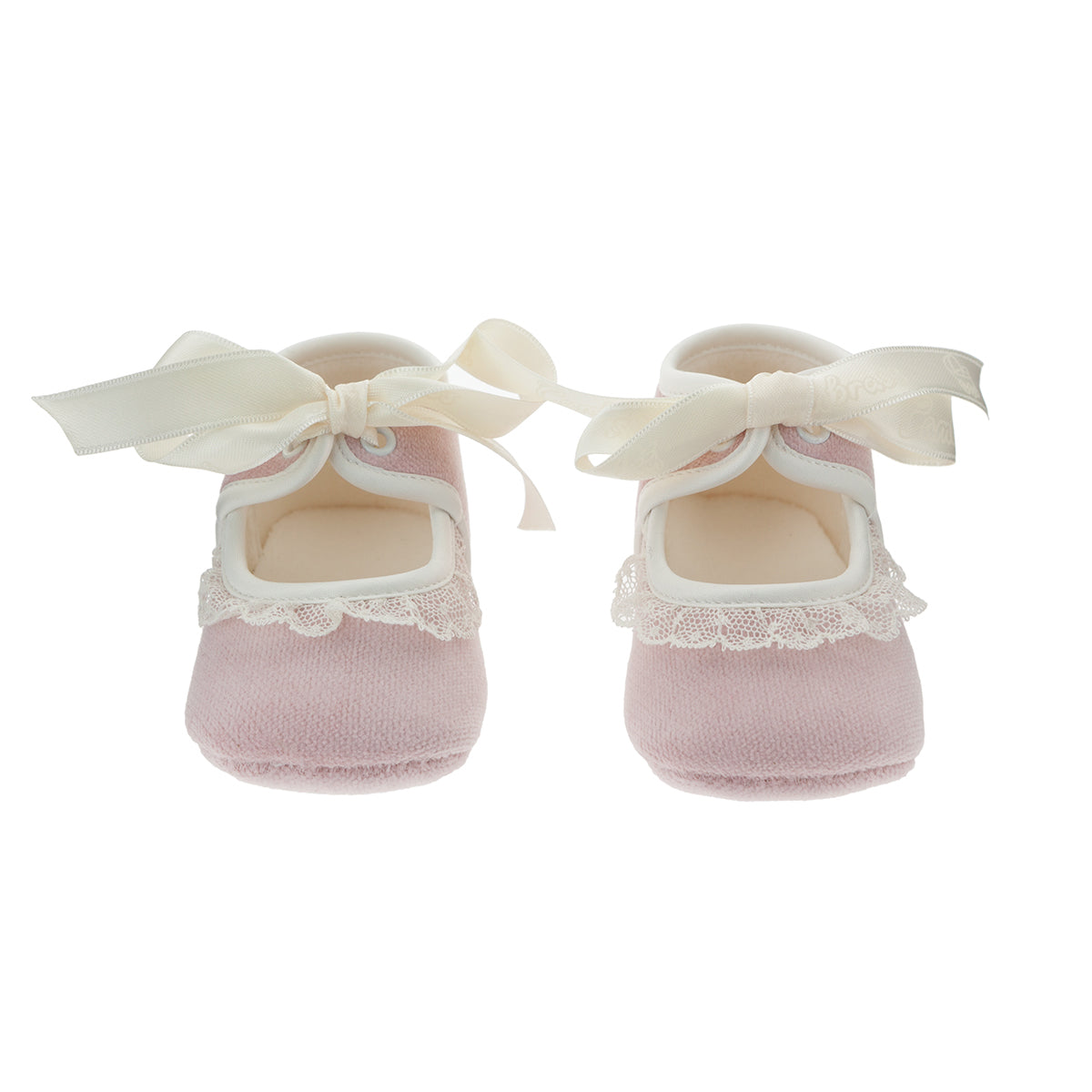 baby pink baby shoes