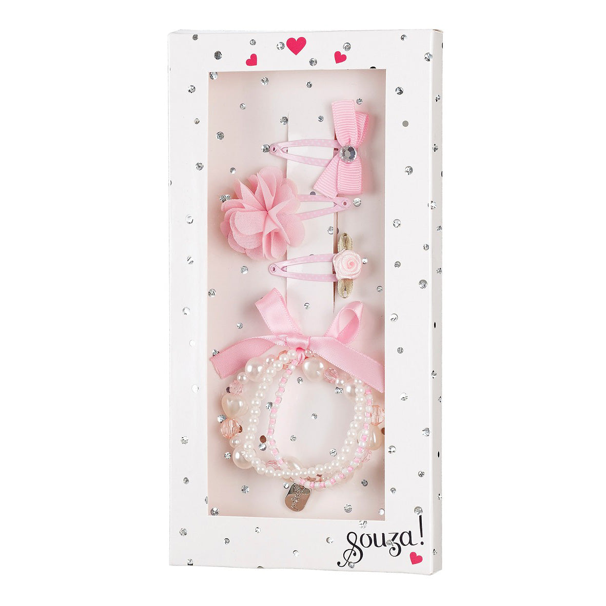 Souza Giftbox Bracelet + 3 Hair Clips 