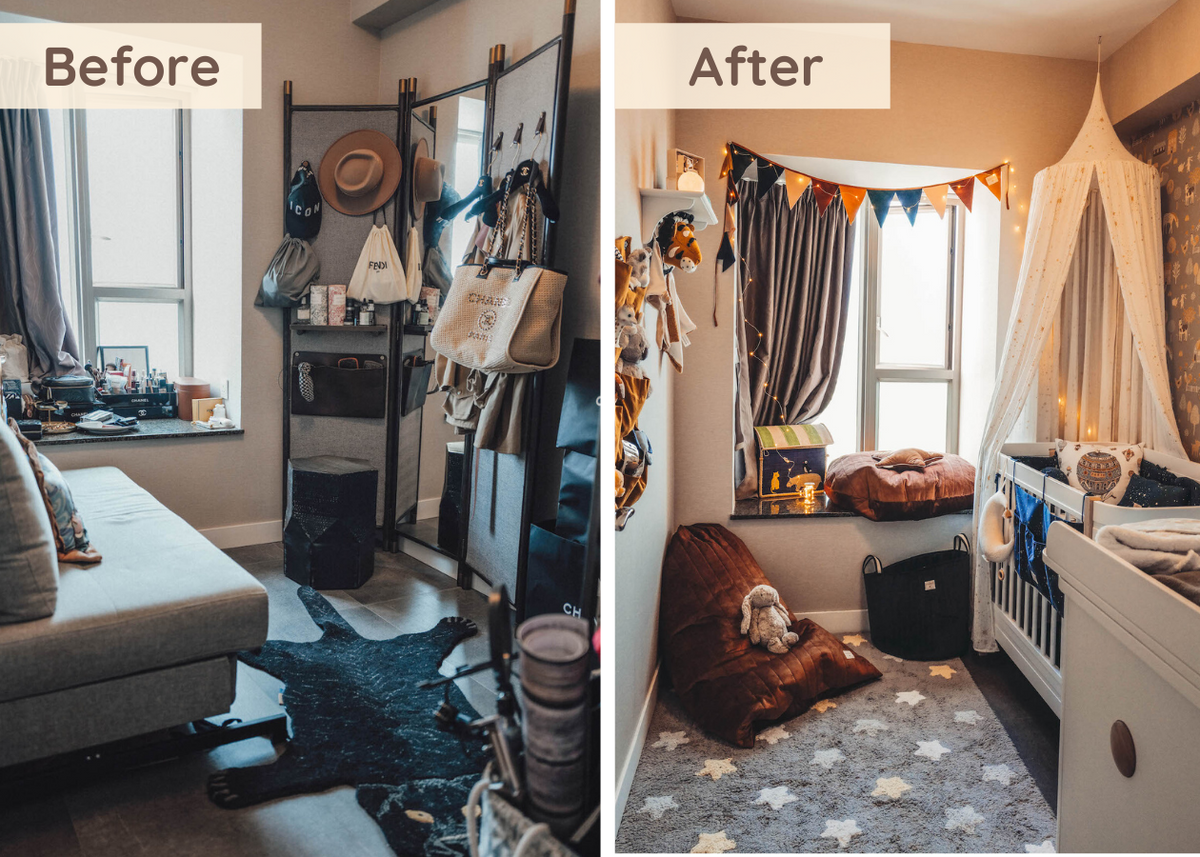 Before-and-after pics: Storage room transforms into studio apartment