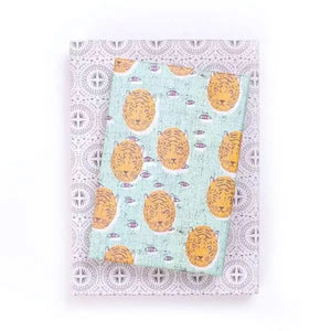 Tiger Eye / Navajo Silver Wrapping Paper - cinder + salt
