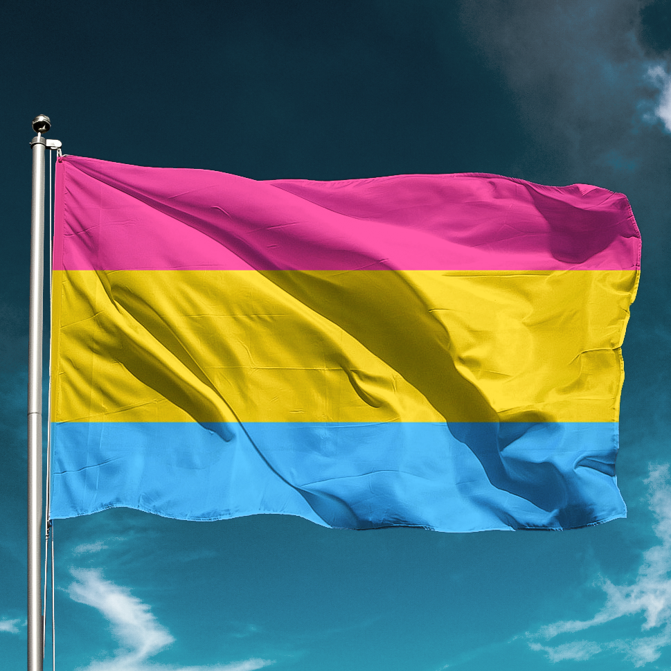 Pansexual flag for LGBT – Rosy Rainbow