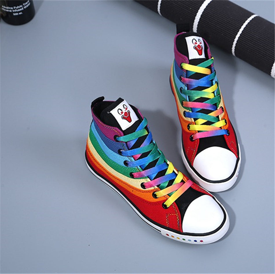 Rainbow Canvas Shoes – Rosy Rainbow